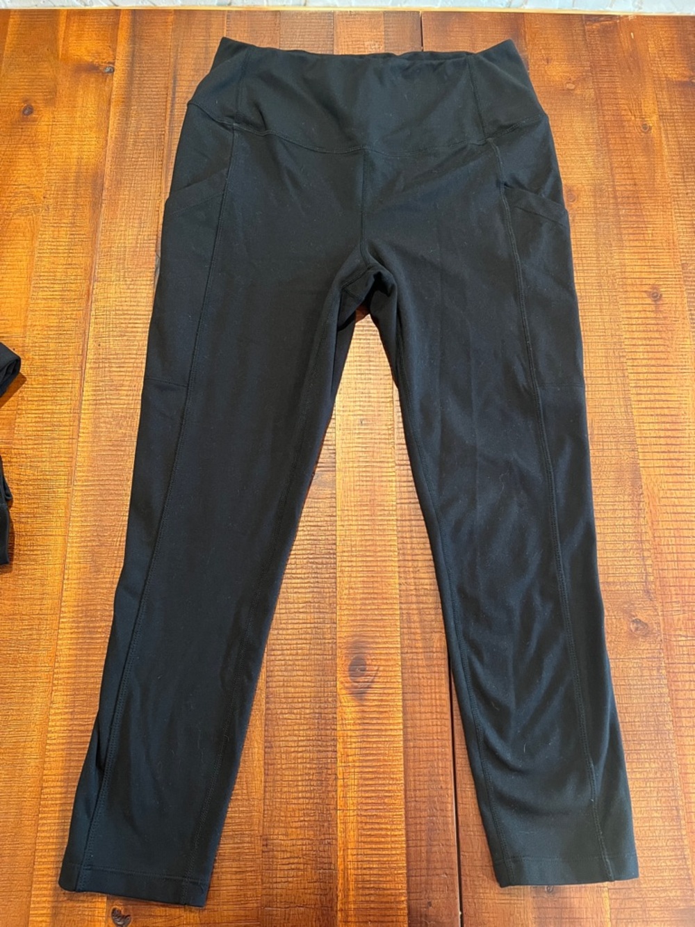 32 Degrees Black High-Waist Athletic Leggings